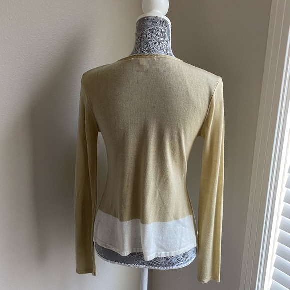 Tan Open Cardigan Size Small - Picture 4 of 6